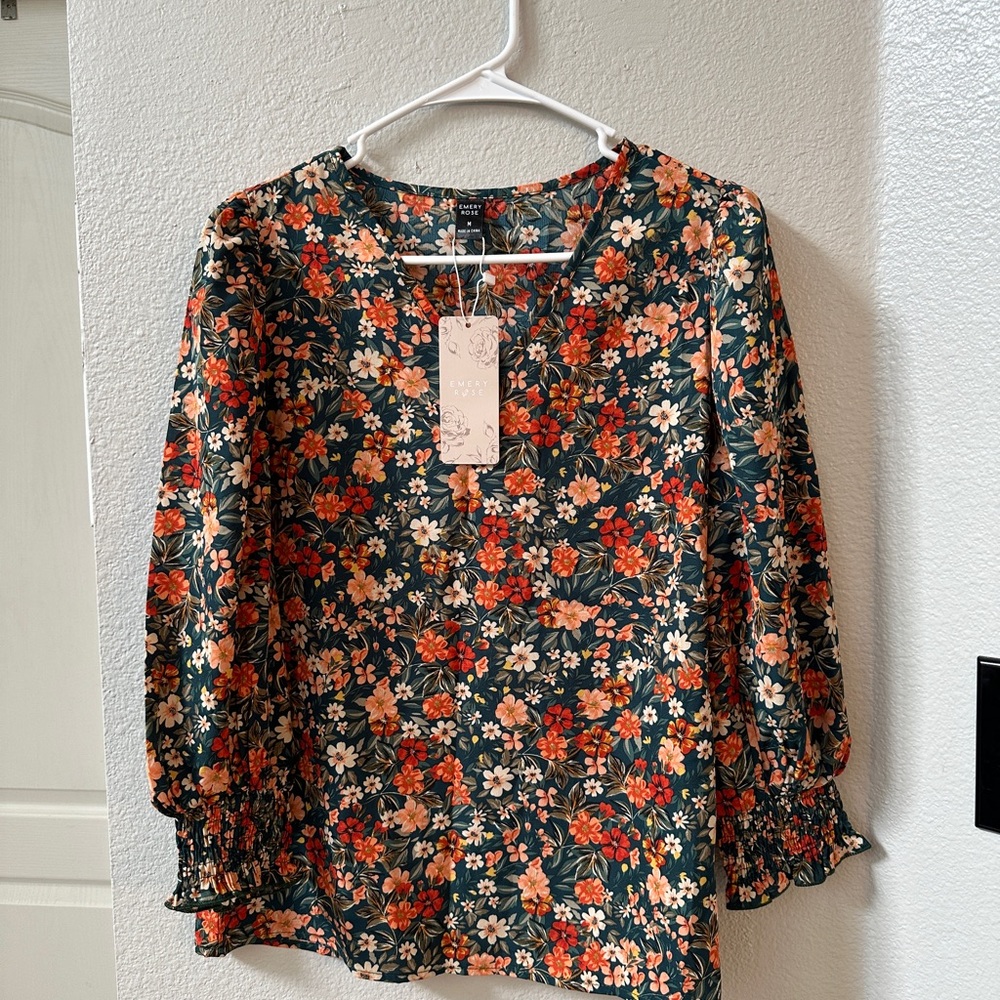 Floral Women's Top - Multicolor